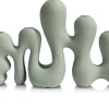 COCOmaison Kandelaars En Kaarsenhouders>Mees kandelaar H25cm - Groen