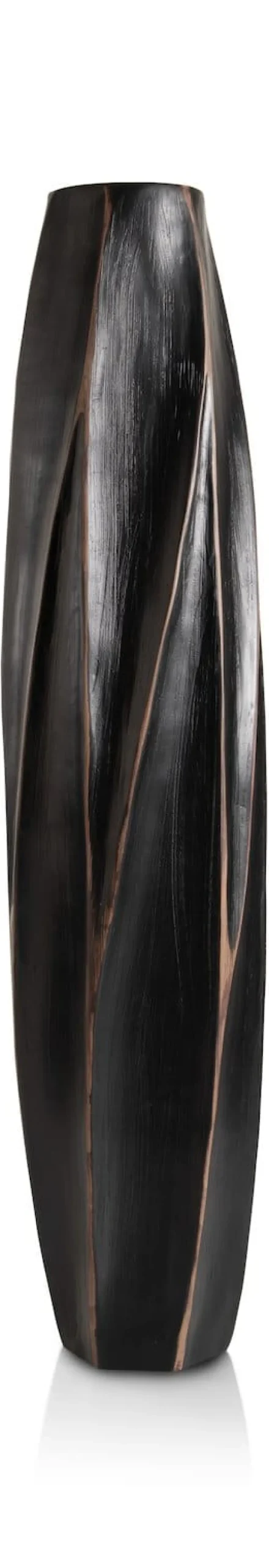 COCOmaison Vazen>Merle vaas H81cm - Zwart