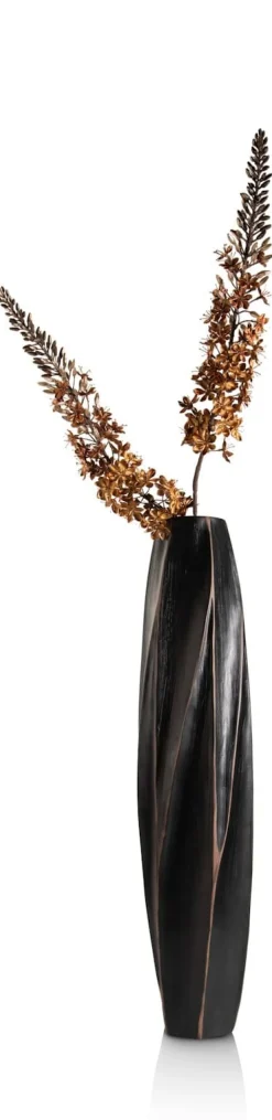 COCOmaison Vazen>Merle vaas H81cm - Zwart