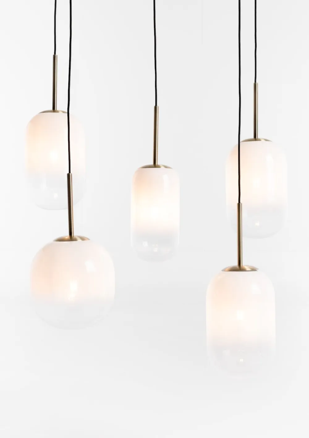 COCOmaison Hanglampen>Milky hanglamp 5*E27 - Wit