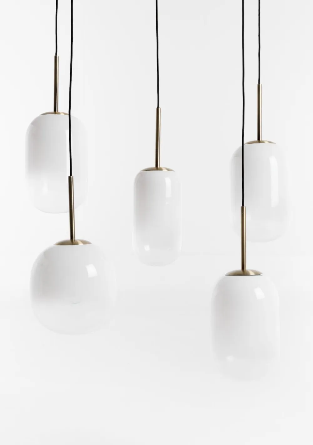 COCOmaison Hanglampen>Milky hanglamp 5*E27 - Wit