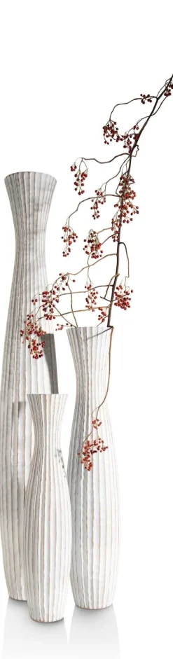 COCOmaison Vazen>Milou vaas H64,5cm - Wit