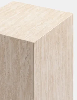 COCOmaison Bijzettafels>Nea pilaar H80cm - Cremekleurig