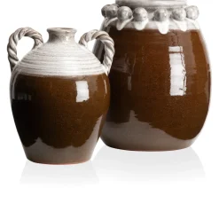COCOmaison Vazen>Nera vaas H31cm - Bruin