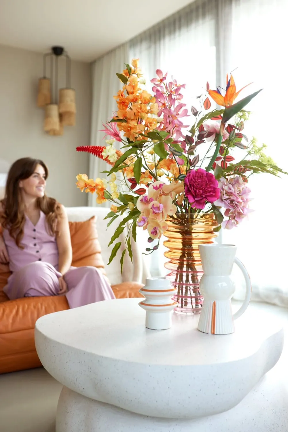 COCOmaison Kandelaars En Kaarsenhouders>Nora kandelaar H15cm - Multikleur