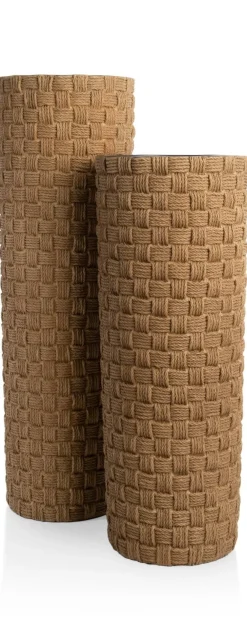 COCOmaison Potten En Bloempotten>Noud pot H69cm - Bruin