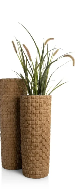 COCOmaison Potten En Bloempotten>Noud pot H69cm - Bruin