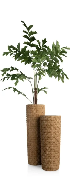 COCOmaison Potten En Bloempotten>Noud pot H83,5cm - Bruin