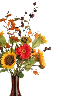 COCOmaison Kunstbloemen En -Planten>Olive Leaf Spray H82cm kunstbloem - Groen