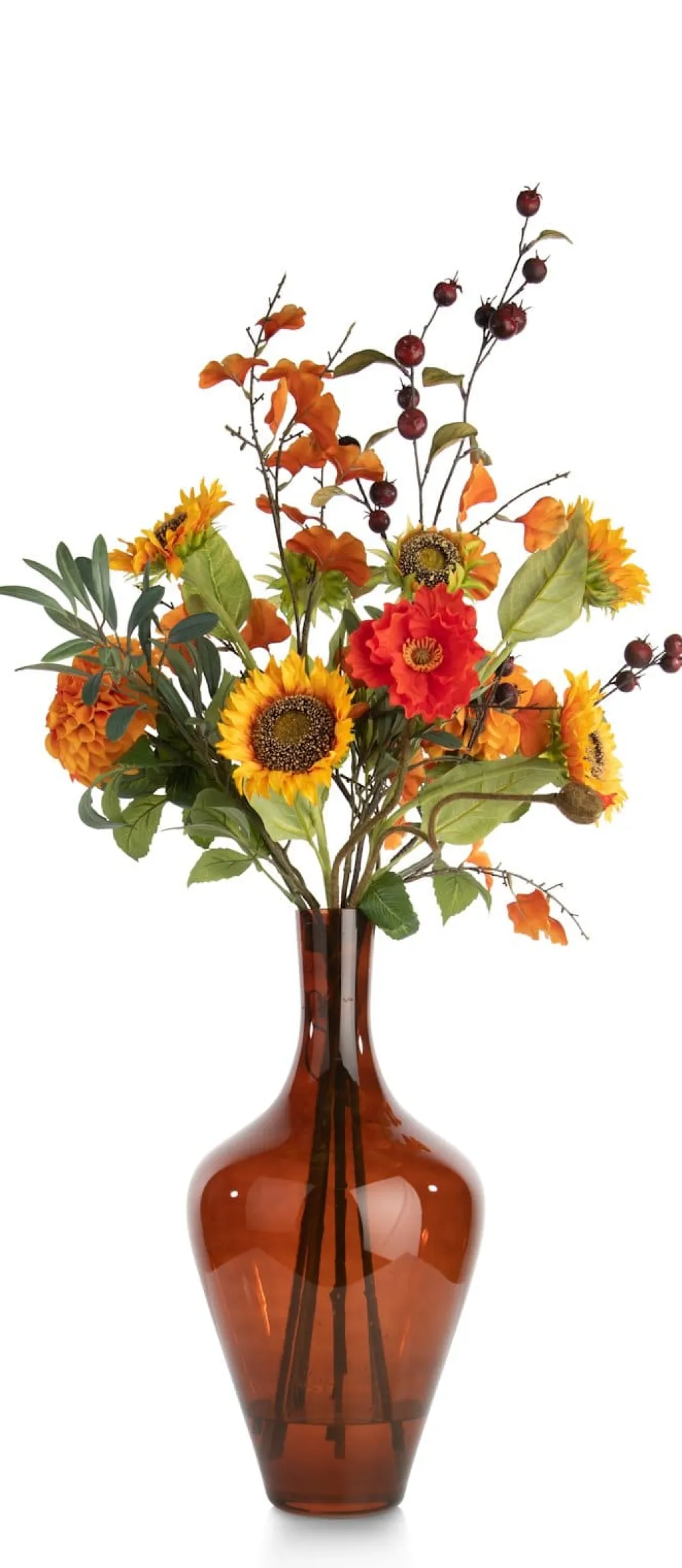 COCOmaison Kunstbloemen En -Planten>Olive Leaf Spray H82cm kunstbloem - Groen