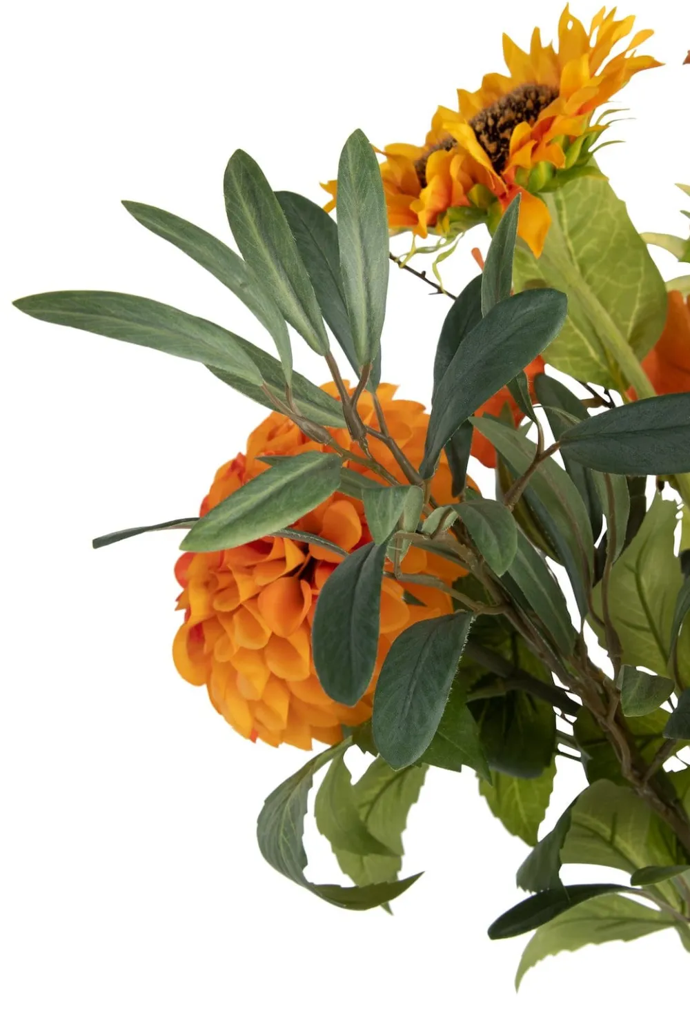 COCOmaison Kunstbloemen En -Planten>Olive Leaf Spray H82cm kunstbloem - Groen