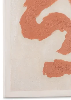 COCOmaison Schilderijen>Organic Abstract set van 2 schilderijen 70x100cm - Oranje