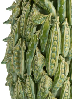 COCOmaison Vazen>Peas in a pot vaas H45cm - Groen