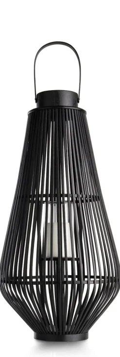 COCOmaison Kandelaars En Kaarsenhouders>Philou windlicht H70,5cm - Zwart