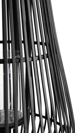 COCOmaison Kandelaars En Kaarsenhouders>Philou windlicht H70,5cm - Zwart