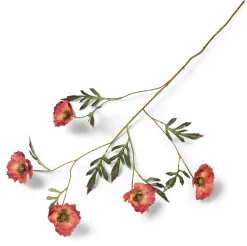COCOmaison Kunstbloemen En -Planten>Poppy spray kunstbloem 113cm - Bordeaux