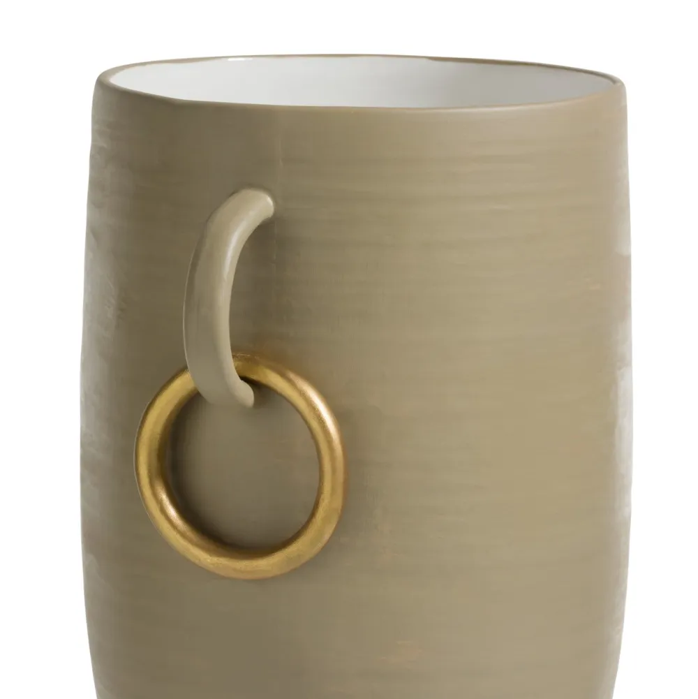 COCOmaison Vazen>Presley vaas H34cm - Beige