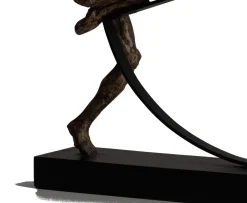 COCOmaison Beelden>Pushing beeld H33cm - Goud