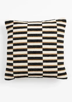 COCOmaison Sierkussens>Riff kussen 50x50cm - Zwart