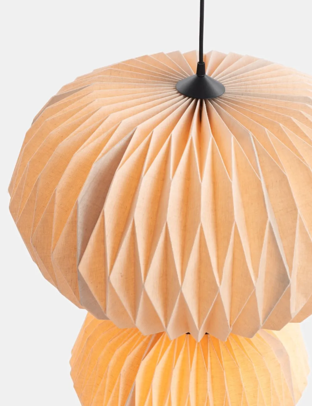 COCOmaison Hanglampen>Rikke hanglamp 2*E27 D60cm - Beige