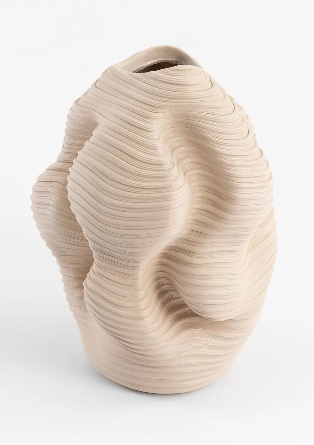 COCOmaison Vazen>Rinus vaas H41cm - Beige