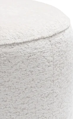 COCOmaison Poefs En Krukken>Roan poef rond H44cm - Creme