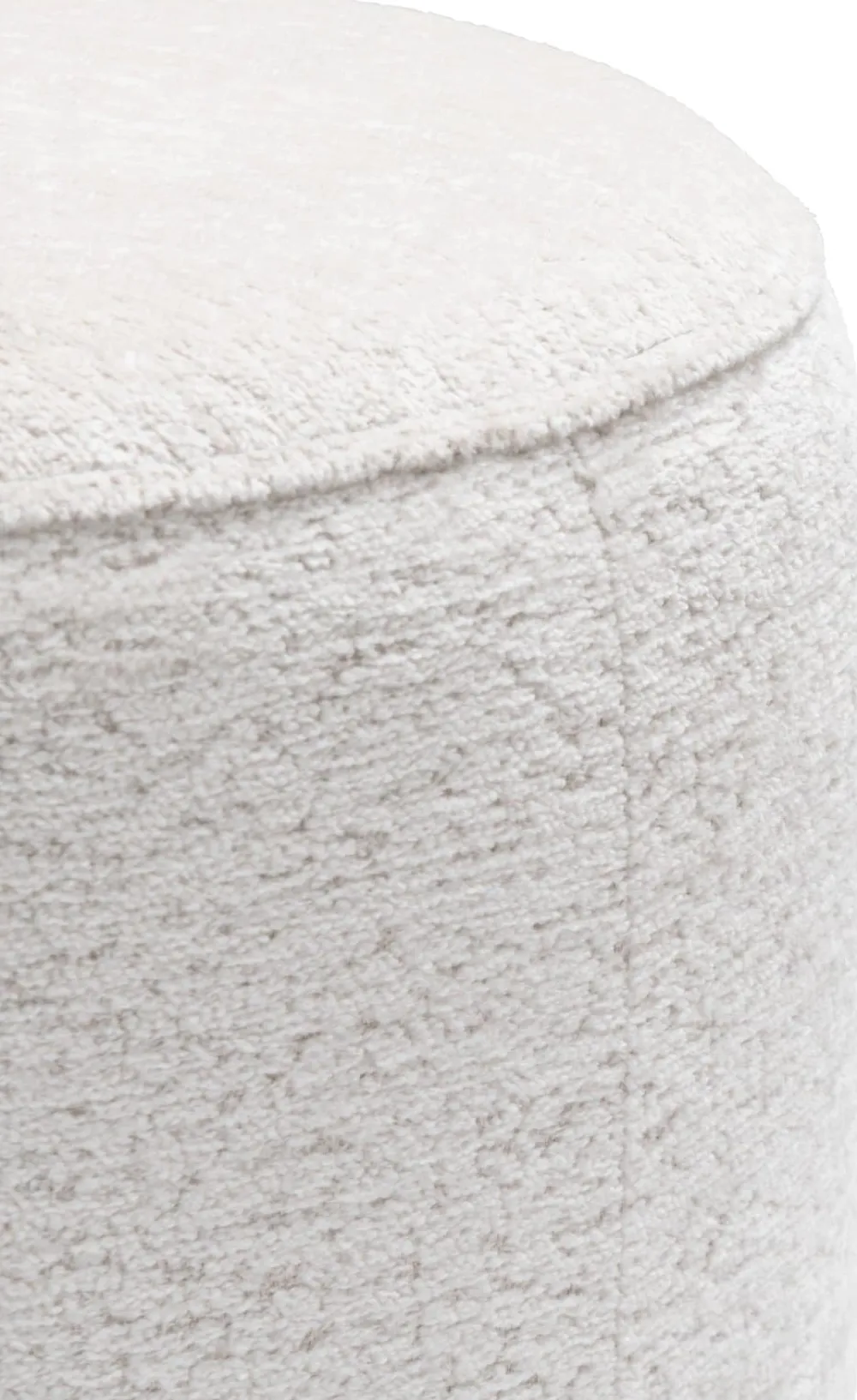 COCOmaison Poefs En Krukken>Roan poef rond H44cm - Creme