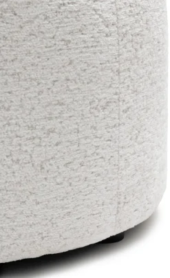 COCOmaison Poefs En Krukken>Roan poef rond H44cm - Creme