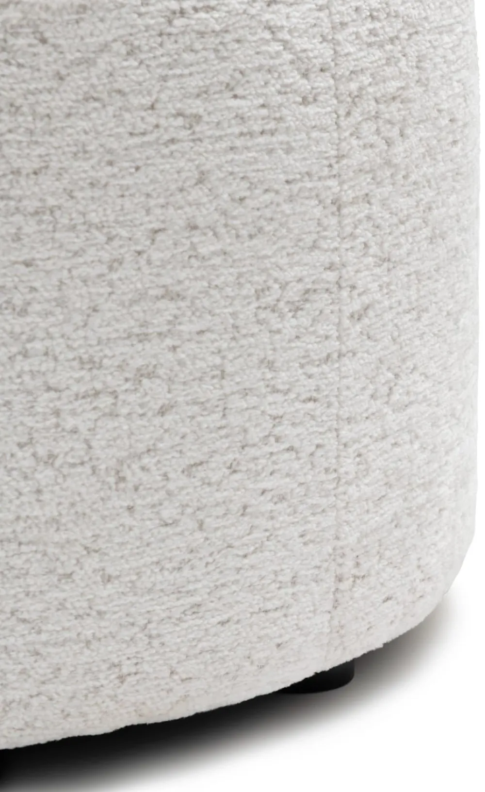 COCOmaison Poefs En Krukken>Roan poef rond H44cm - Creme