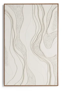 COCOmaison Schilderijen>Rope schilderij 100x150cm - Cremekleurig