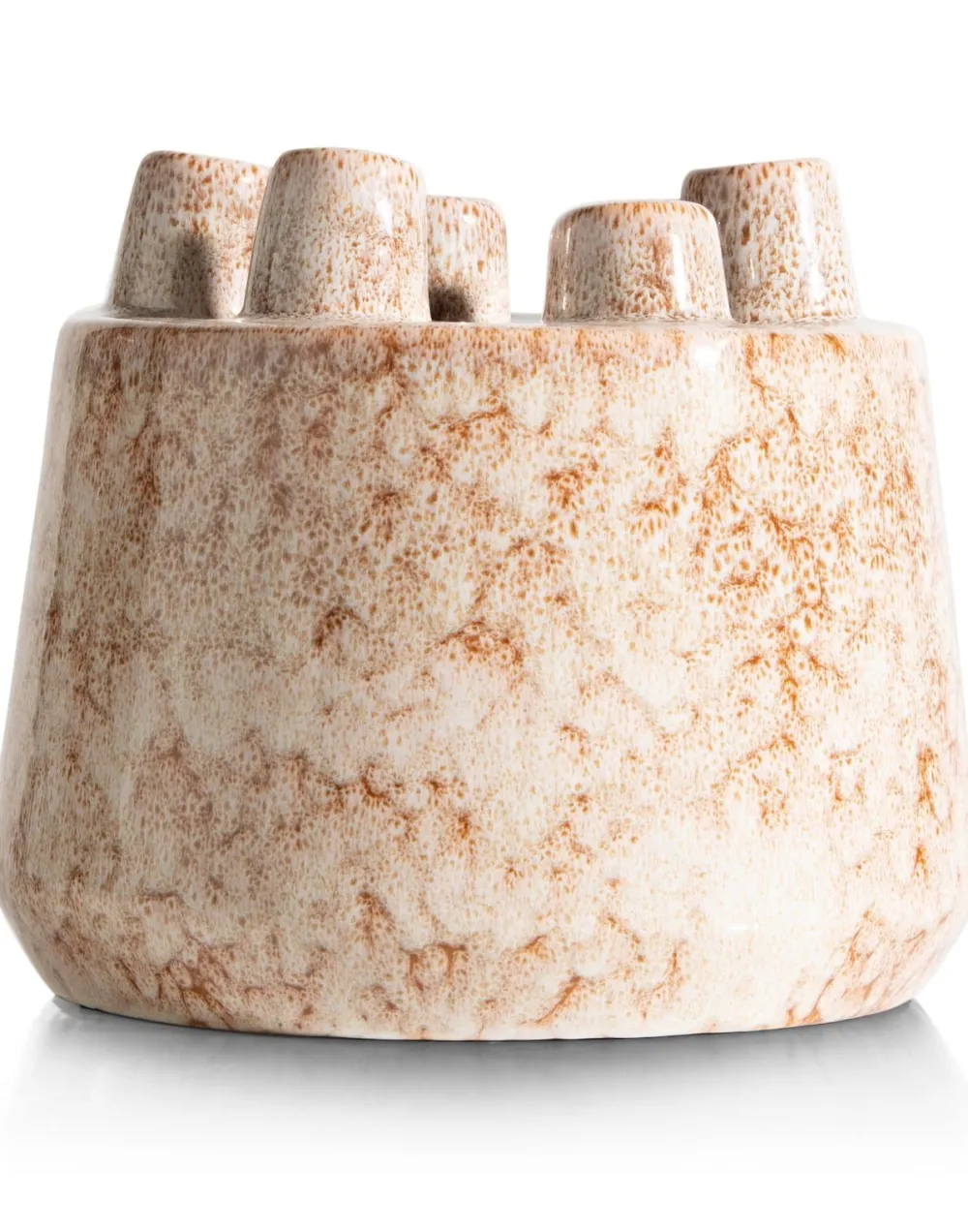 COCOmaison Vazen>Safia vaas H21cm - Beige