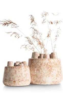 COCOmaison Vazen>Safia vaas H15cm - Beige