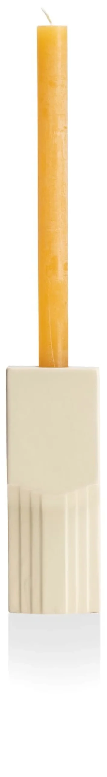 COCOmaison Kandelaars En Kaarsenhouders>Skala kandelaar H17.6cm - Cremekleurig