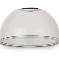 COCOmaison Vervanging Glas>Skylar glazen bol D15cm - Zwart / antraciet