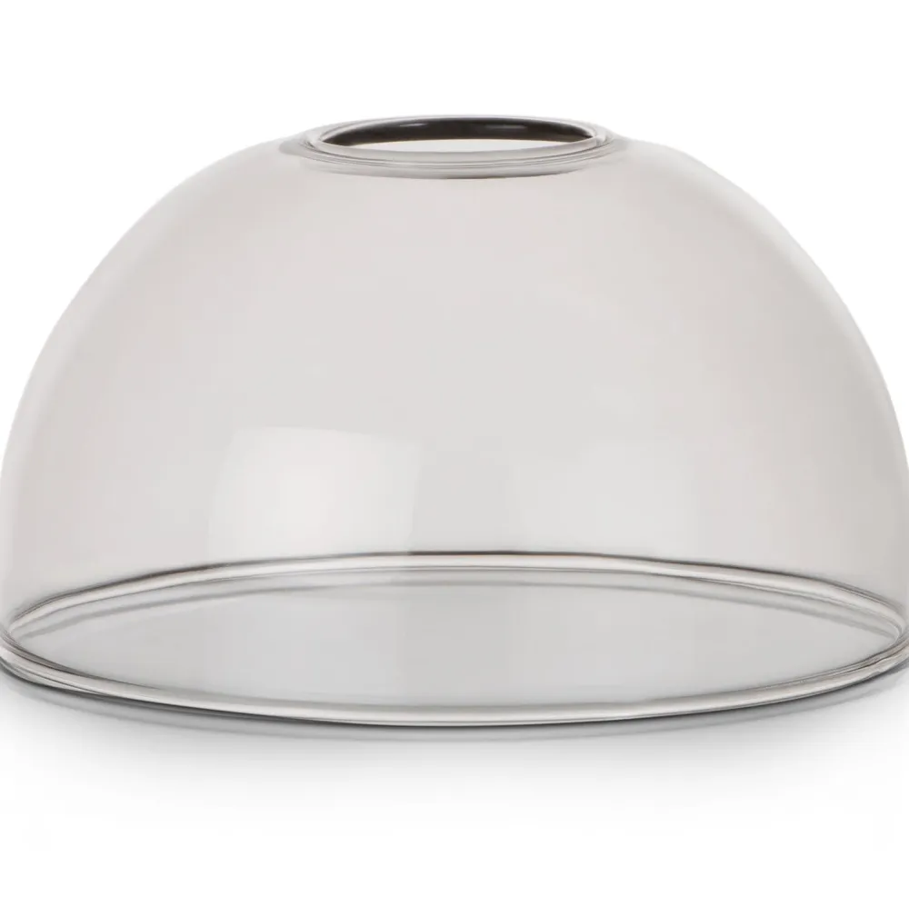 COCOmaison Vervanging Glas>Skylar glazen bol D15cm - Zwart / antraciet