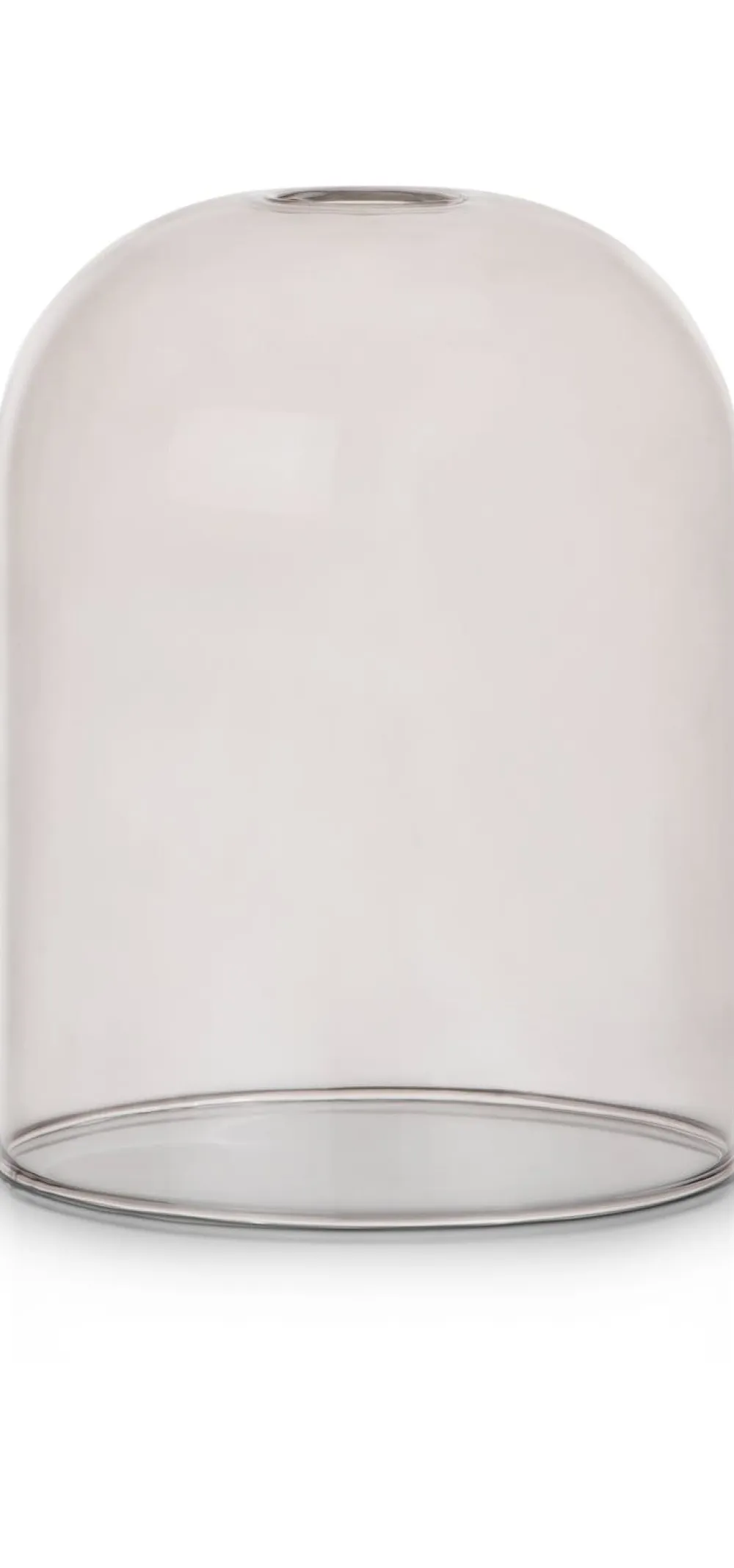 COCOmaison Vervanging Glas>Skylar glazen bol D16cm - Zwart / antraciet