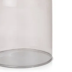 COCOmaison Vervanging Glas>Skylar glazen bol D16cm - Zwart / antraciet