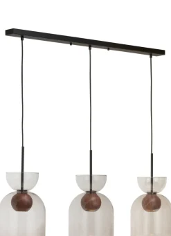 COCOmaison Hanglampen>Skylar hanglamp 3*GU10 - Zwart / antraciet