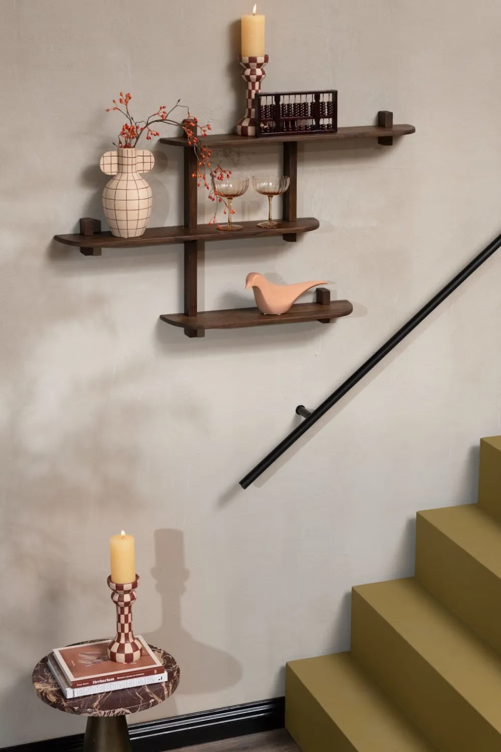 COCOmaison Wand- En Boekenrekken|Wandrekken En Wandplanken>Sonny wandrek - Bruin