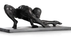 COCOmaison Beelden>Stretching beeld H19cm - Zwart