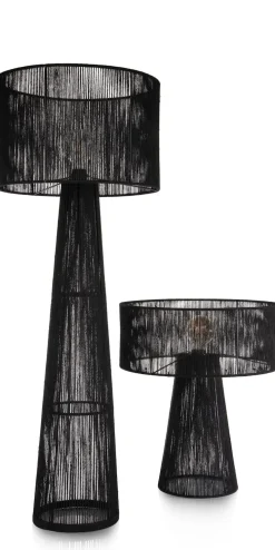 COCOmaison Vloerlampen>Tali vloerlamp 1*E27 H120cm - zwart