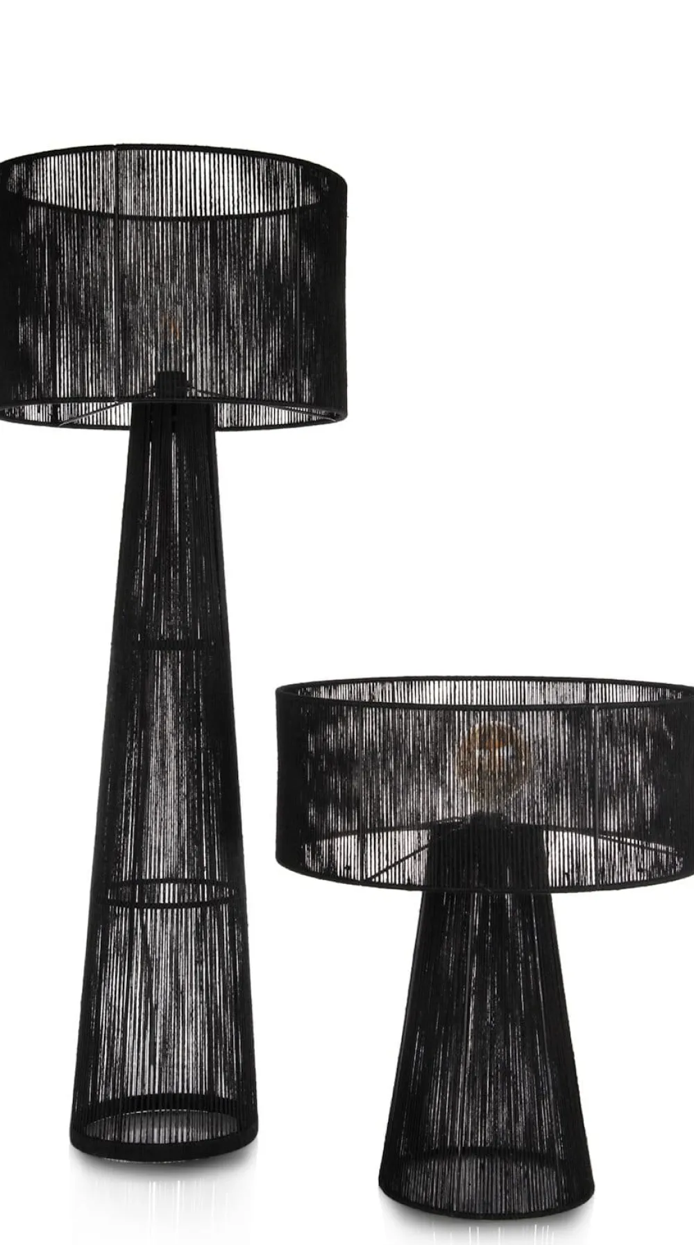 COCOmaison Vloerlampen>Tali vloerlamp 1*E27 H120cm - zwart