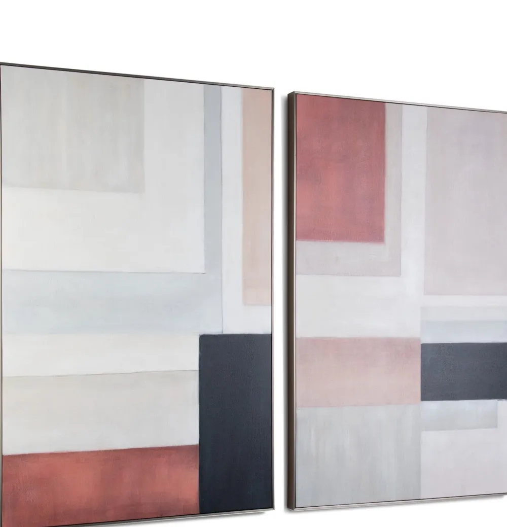 COCOmaison Schilderijen>Tijn schilderij 90x140cm - Multikleur