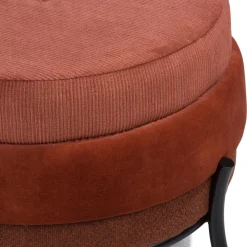 COCOmaison Poefs En Krukken>Timeless - Macaron poef H43cm - koper