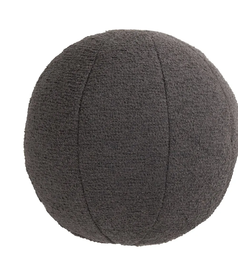 COCOmaison Sierkussens>Timeless - Scott kussen dia 25cm - Antraciet