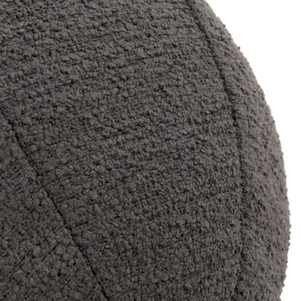 COCOmaison Sierkussens>Timeless - Scott kussen dia 25cm - Antraciet