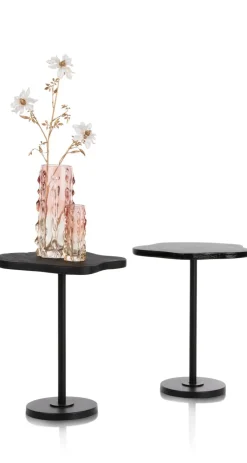 COCOmaison Bijzettafels>Tina bijzettafel H50cm - Zwart