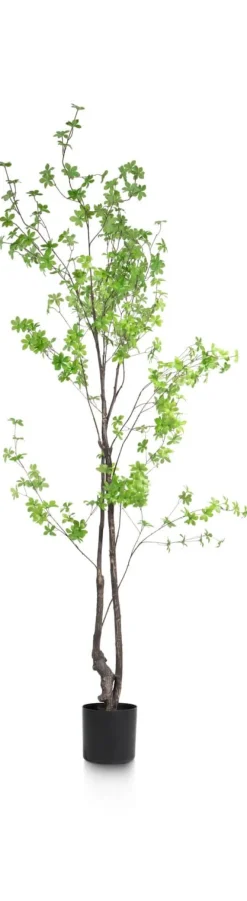 COCOmaison Kunstbloemen En -Planten>Tropaeolum kunstplant H210cm - Groen