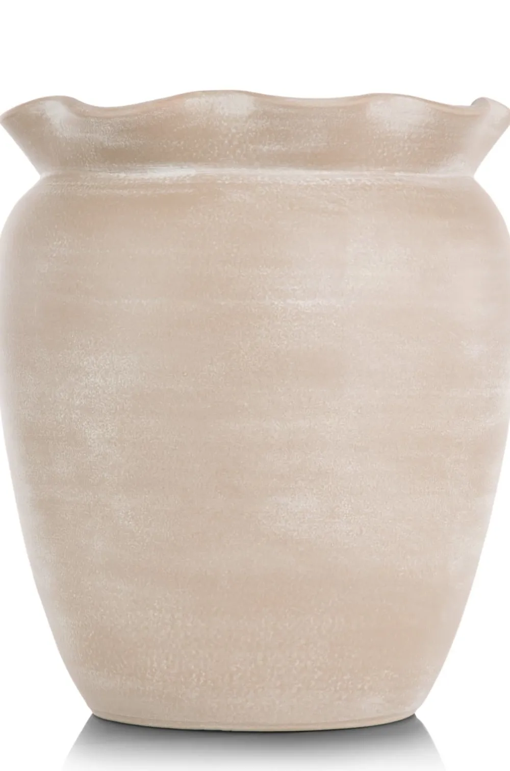 COCOmaison Potten En Bloempotten>Wave pot H40cm - Beige