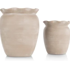 COCOmaison Potten En Bloempotten>Wave pot H40cm - Beige